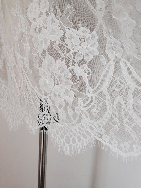 Lace Sheer Throw-Over